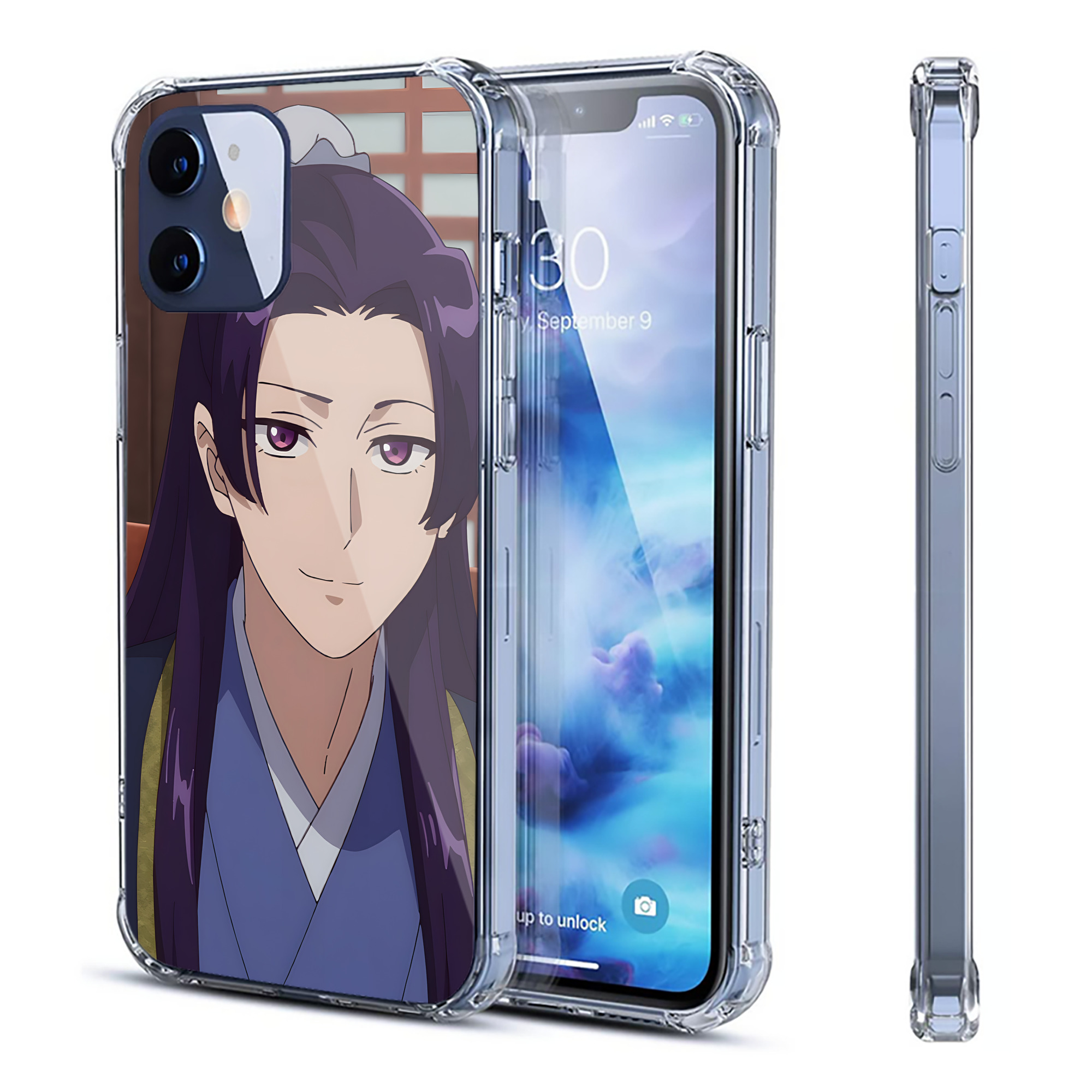 （画像用） 薬屋のひとりごと The Apothecary Diaries 【iPhone 12シリーズ対応】透明スマホケース（クリアソフトケース）